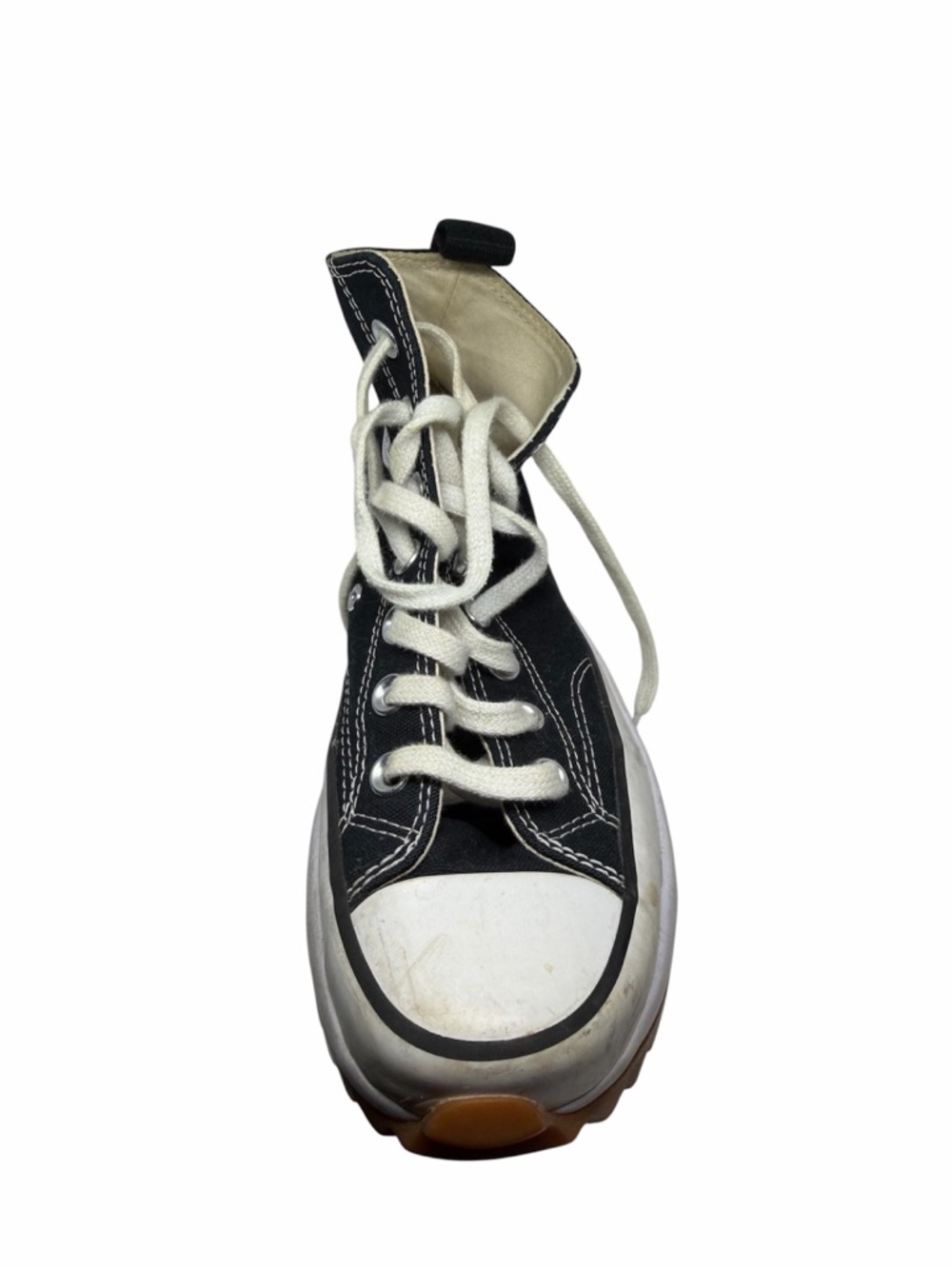 Converse All Stars Run Star Hike Platform Sneakers Black White - Picture 5 of 14